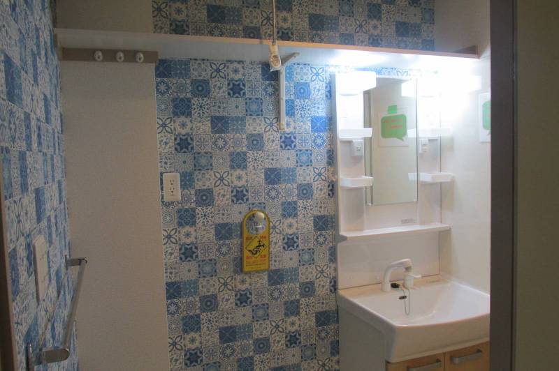 清潔感のある洗面所