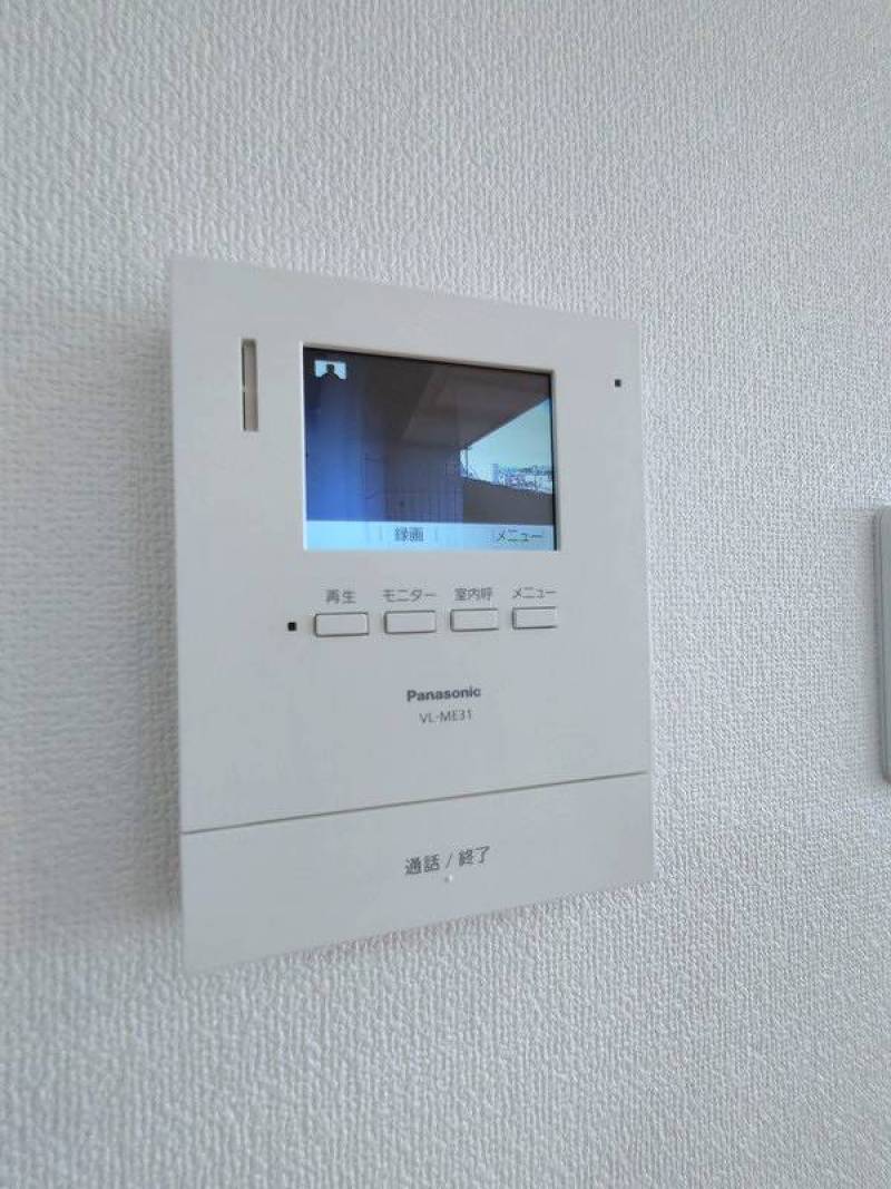 来訪者を確認できるTVモニターホン