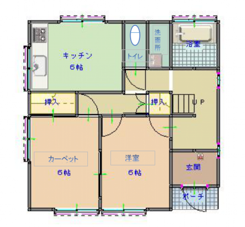 １階間取図