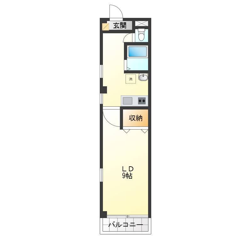 角部屋で南・東側に大型窓があり、明るく、風通しが抜群