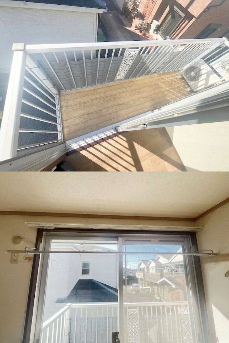 室内物干しホスクリーン設置済み
