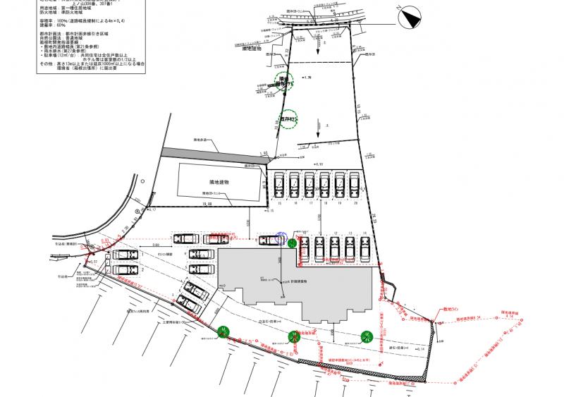 敷地内配置図
