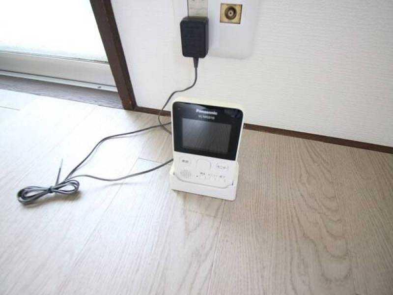 最新のカメラ付きインターホンにしました。セキュリティも安心