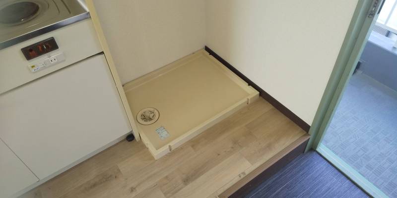 洗濯機の室内置き場