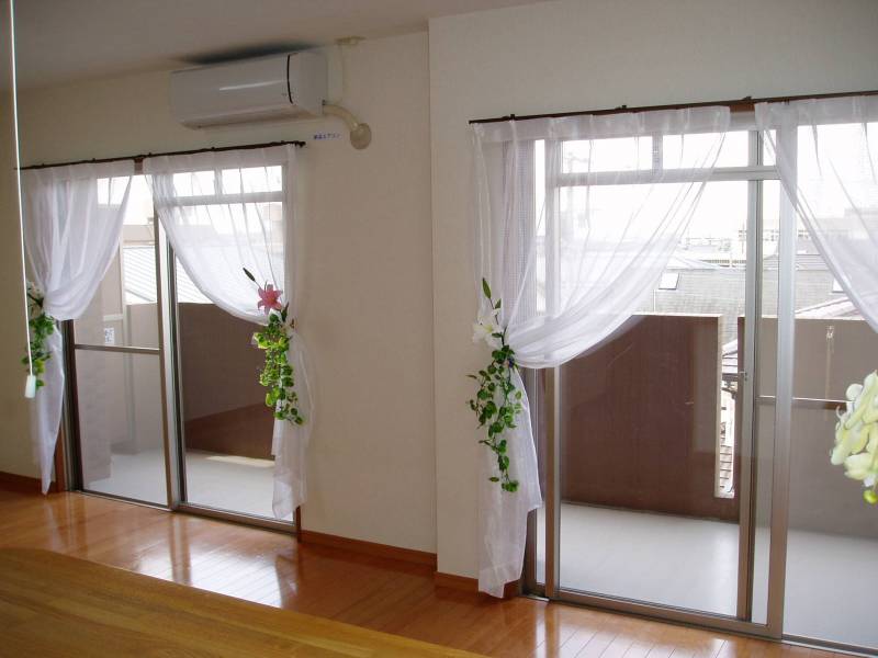 南向きに横広いリビングは日当たり抜群です。