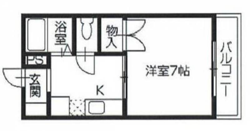 バストイレ別で収納もバッチリ！
