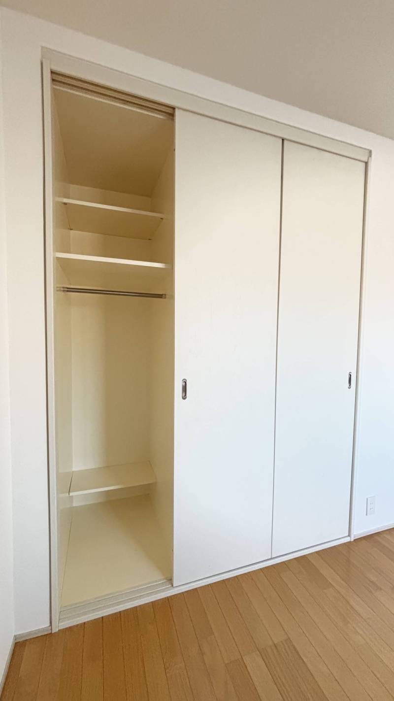 たっぷり収納力、個室収納