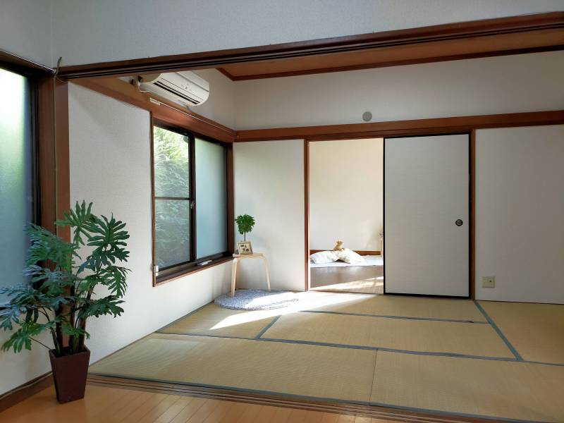 中央和室～6畳洋室まで、扉を外して広々使ってもOK