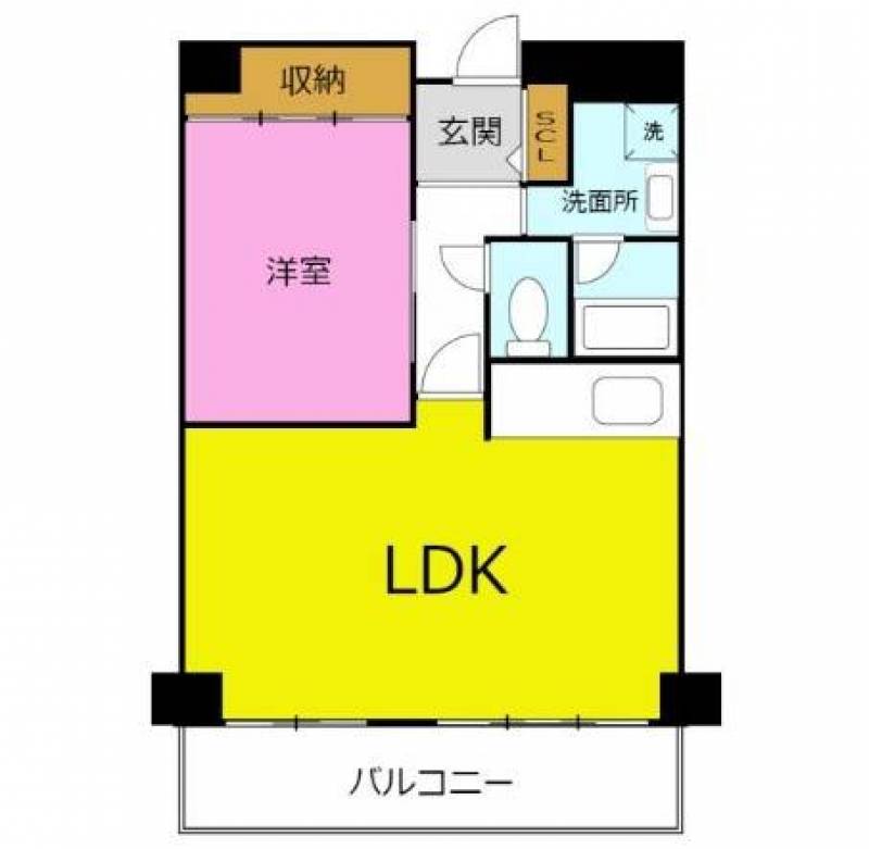 リフォーム済。間仕切りを取ってLDKを広くしました。