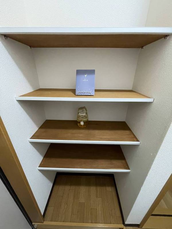 シューズや小物置けて便利な玄関