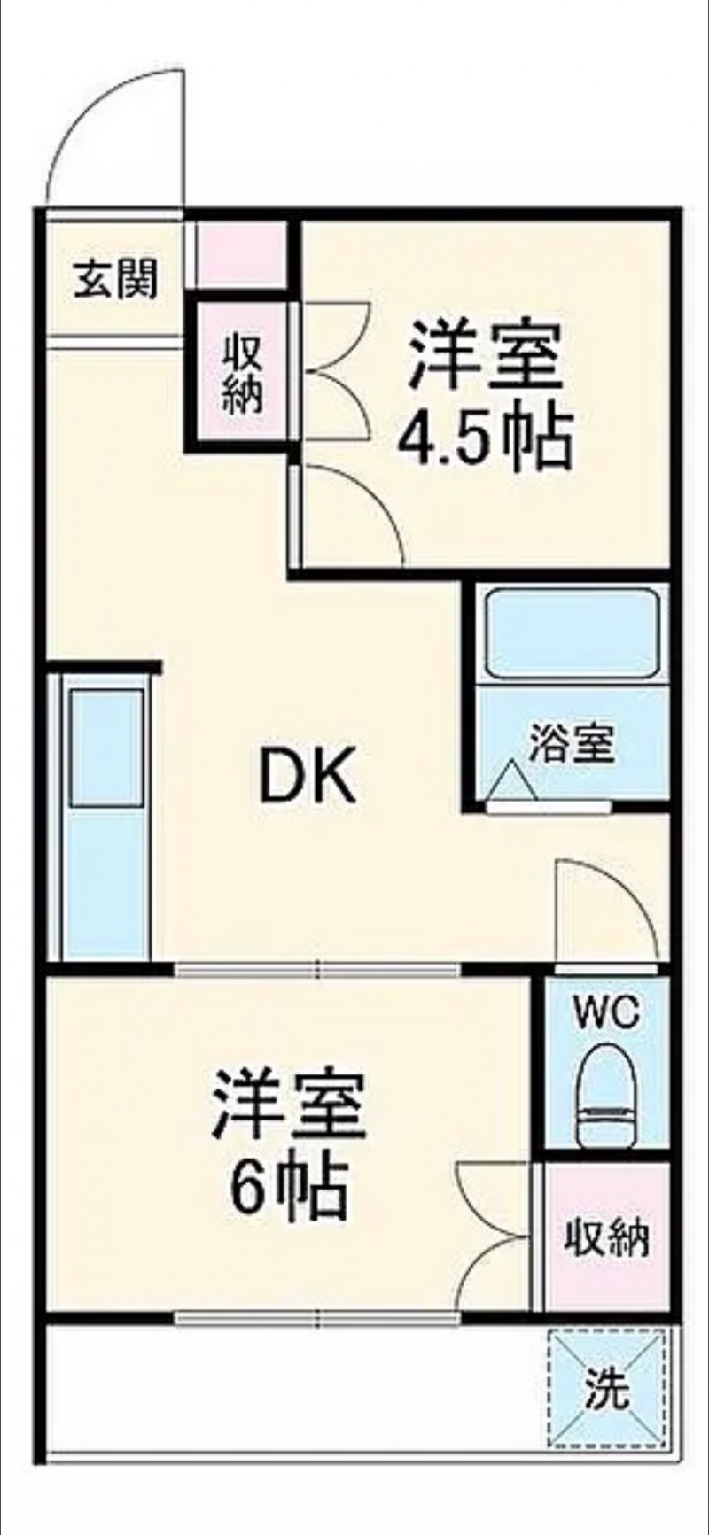 収納充実、陽当たりと風通しがとても良好です！