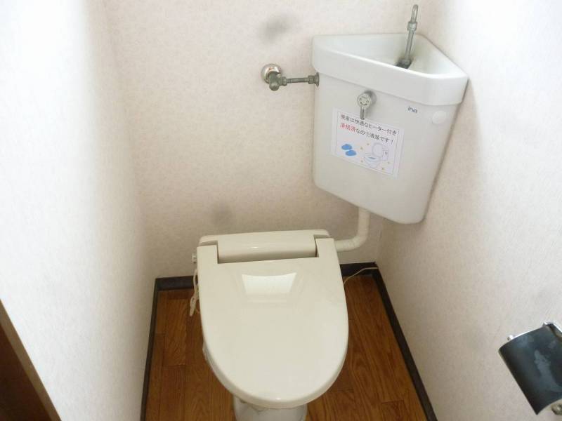 トイレは衛生的。