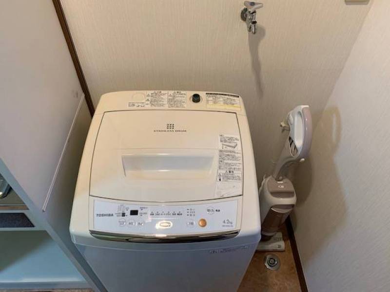 室内洗濯機置き場あります！洗濯機＆掃除機♬