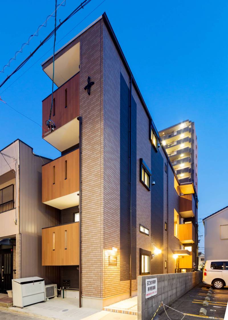 ライトアップがキレイです。