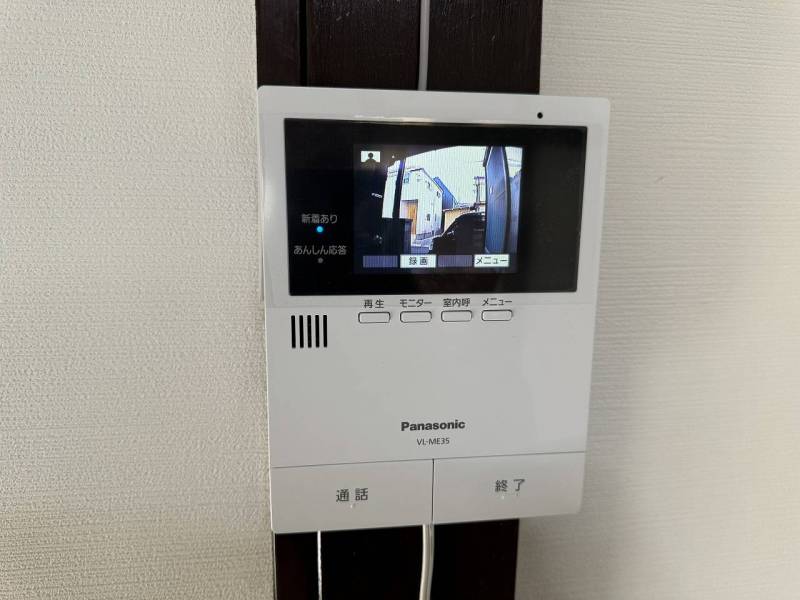 安心の録画機能付きテレビモニターフォン