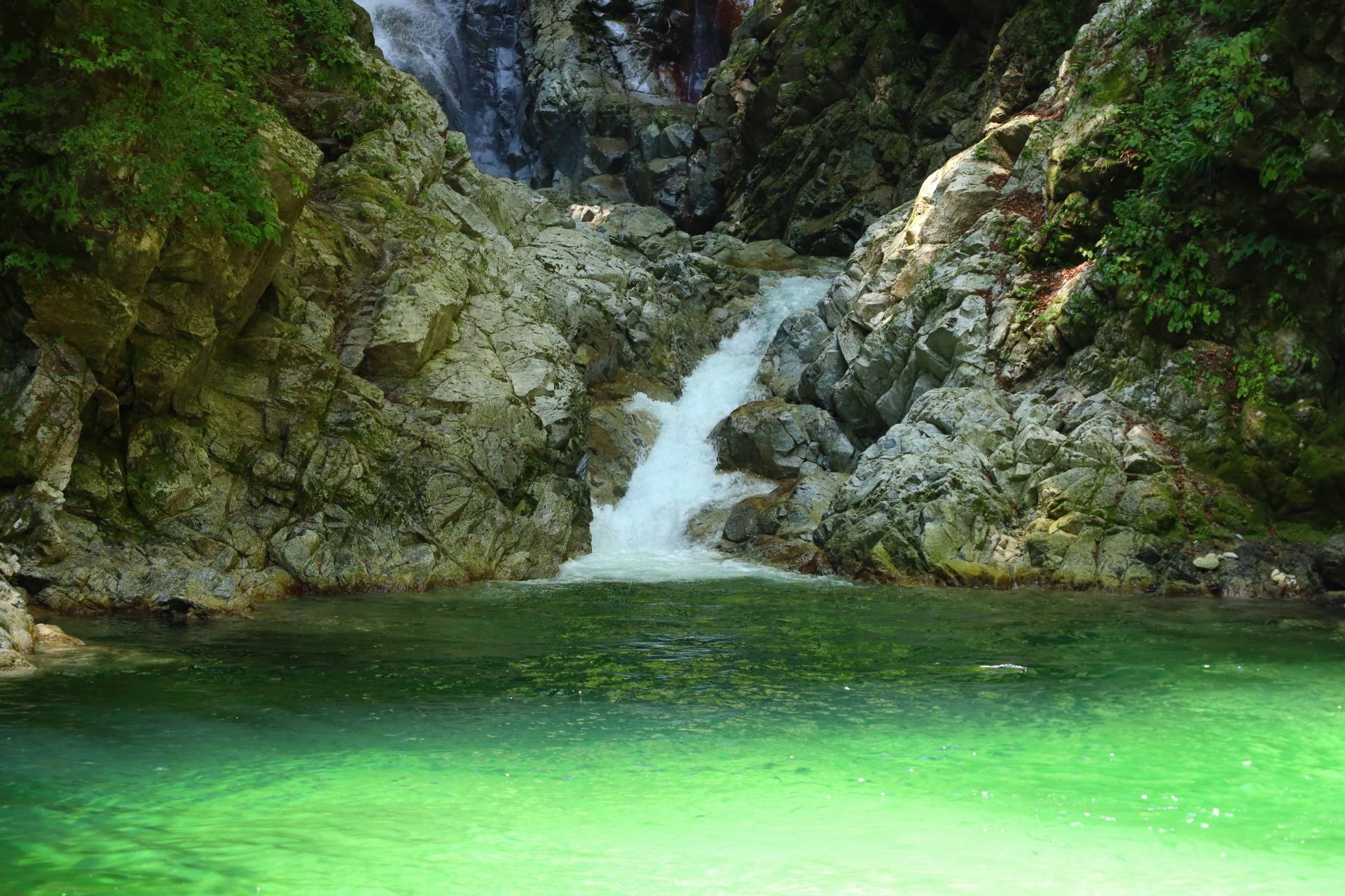 北杜市白州の渓流と名水
