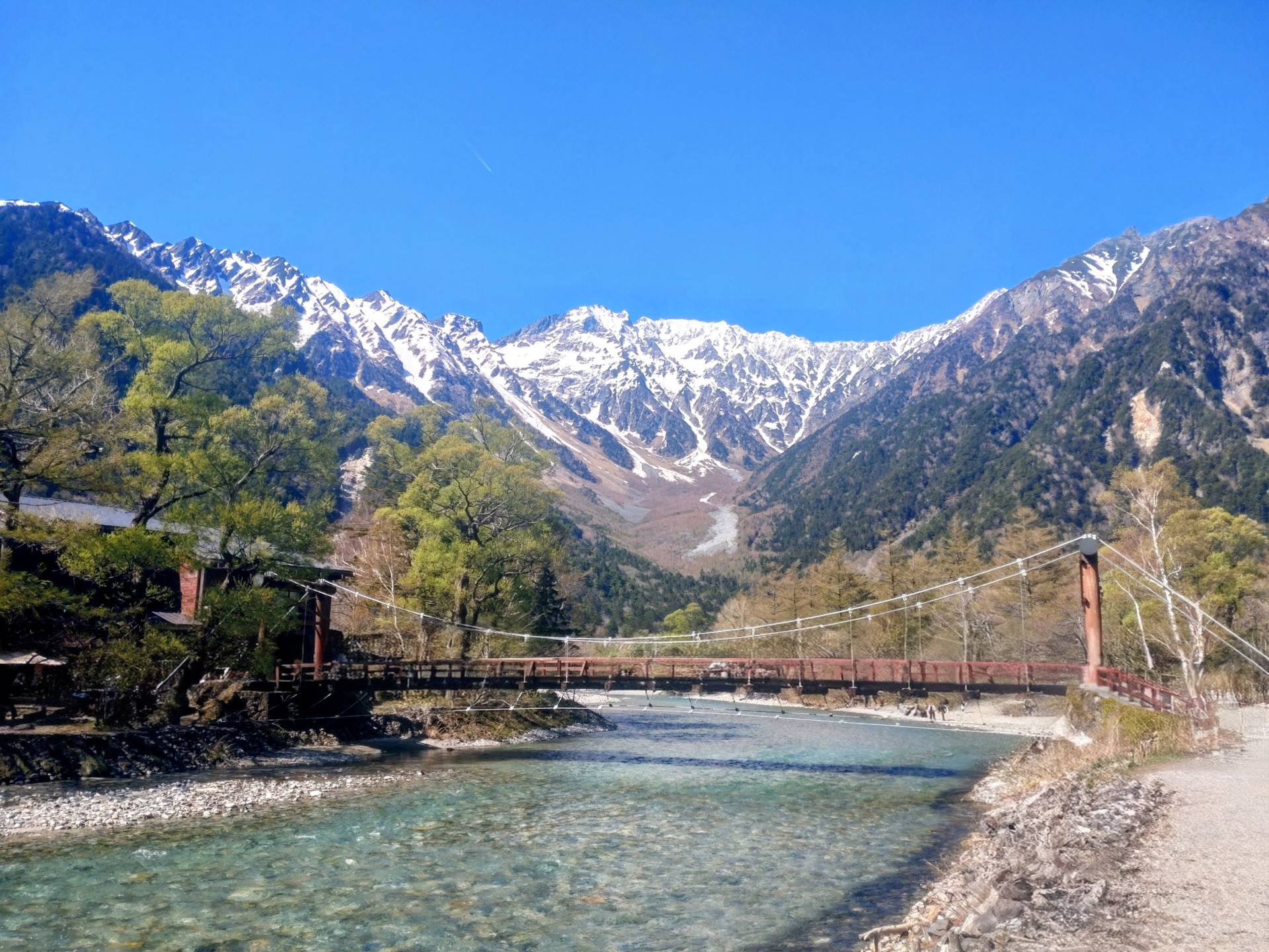 松本から日帰りで行ける北アルプスの山岳風景
