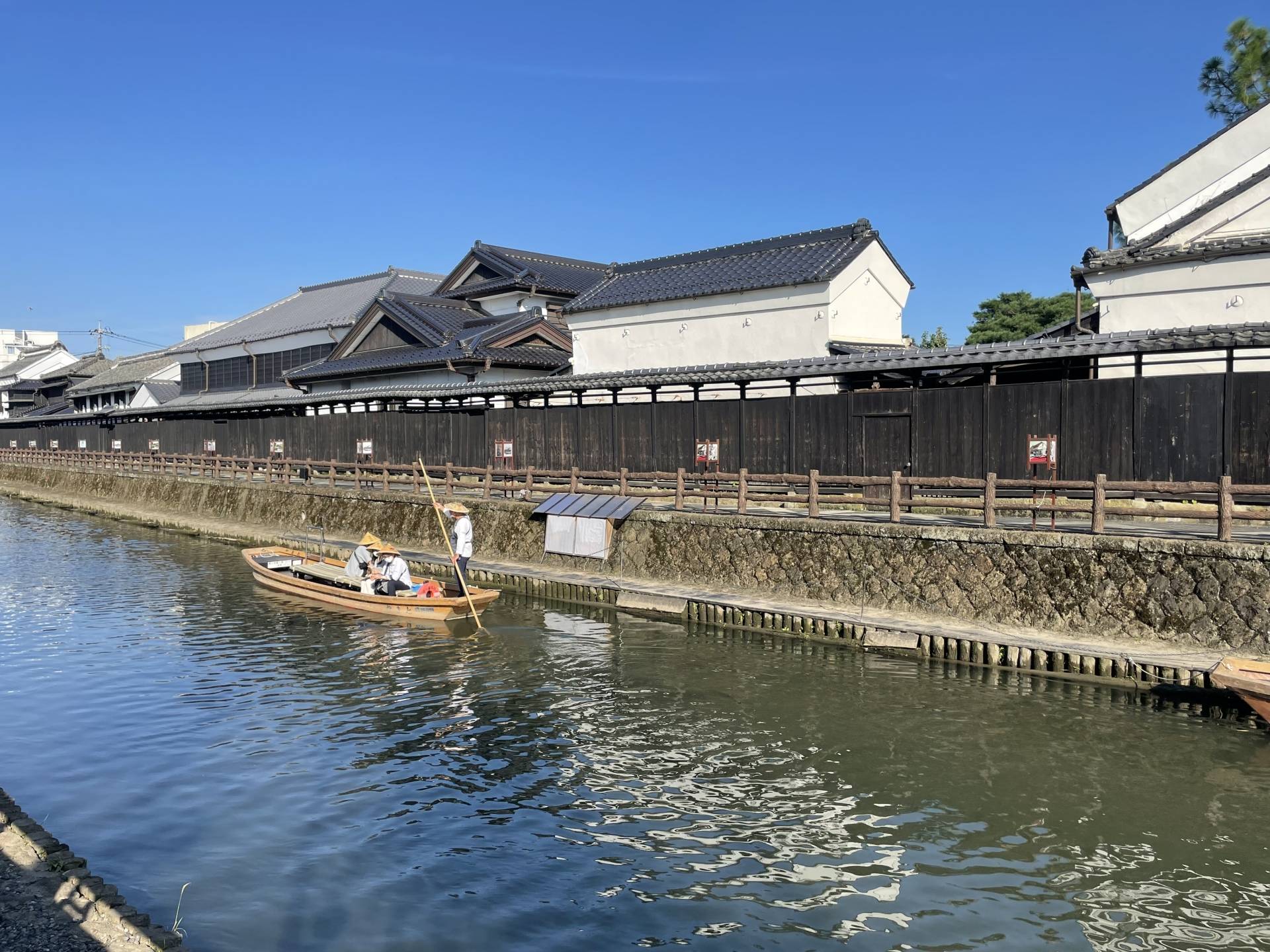 巴波川と遊覧船
