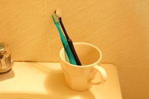 ふたりの歯ブラシ
