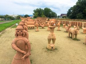 今城塚古墳公園の埴輪